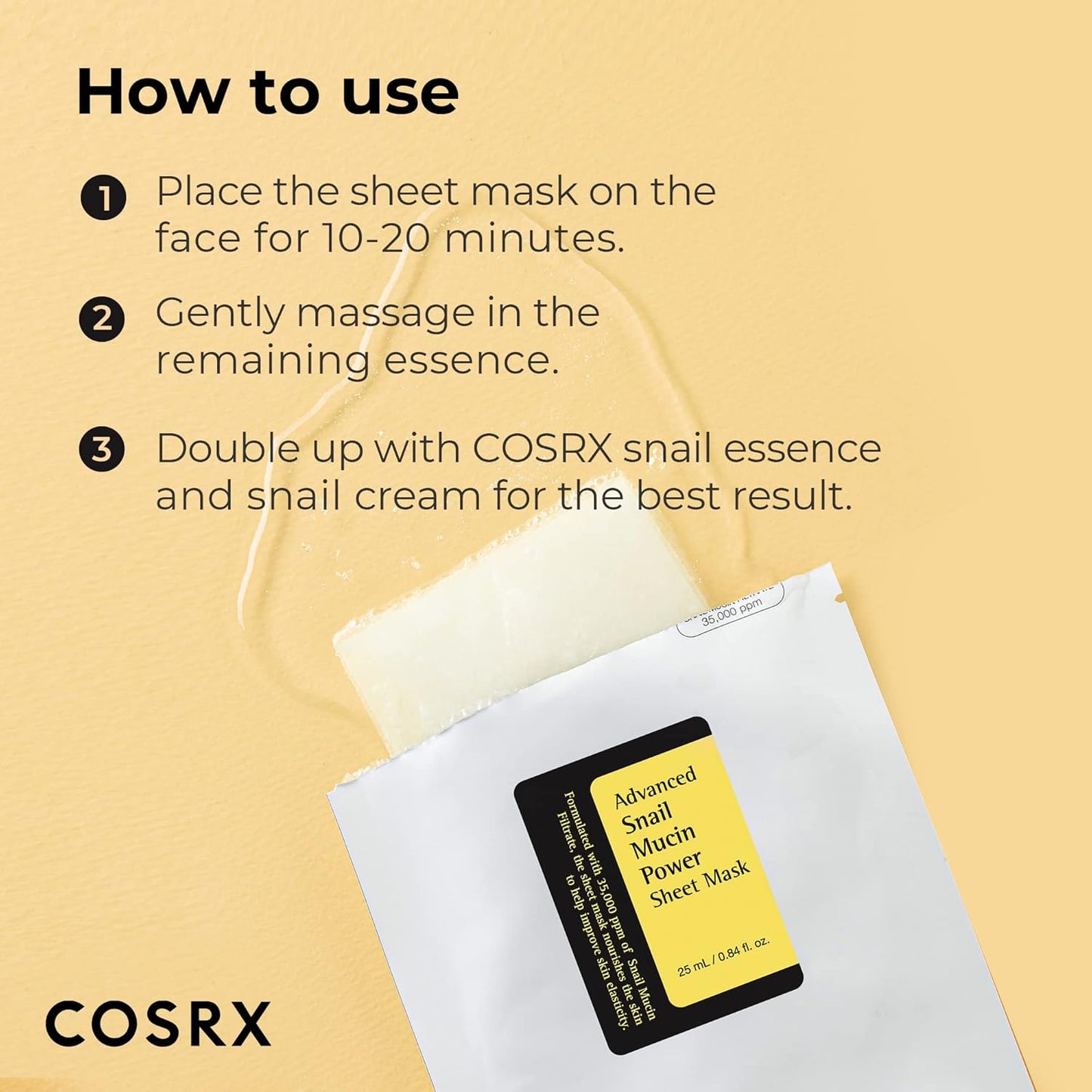 COSRX Snail Mucin Sheet Mask