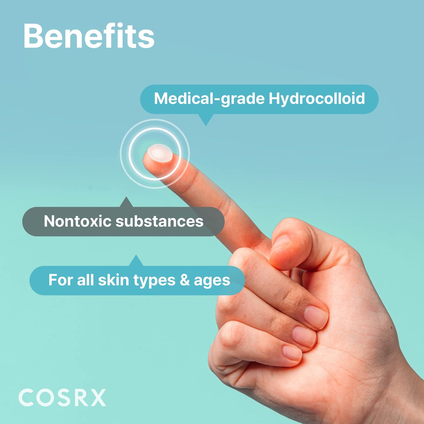 COSRX Acne Pimple Patch Absorbing Hydrocolloid Original (3 Sizes)