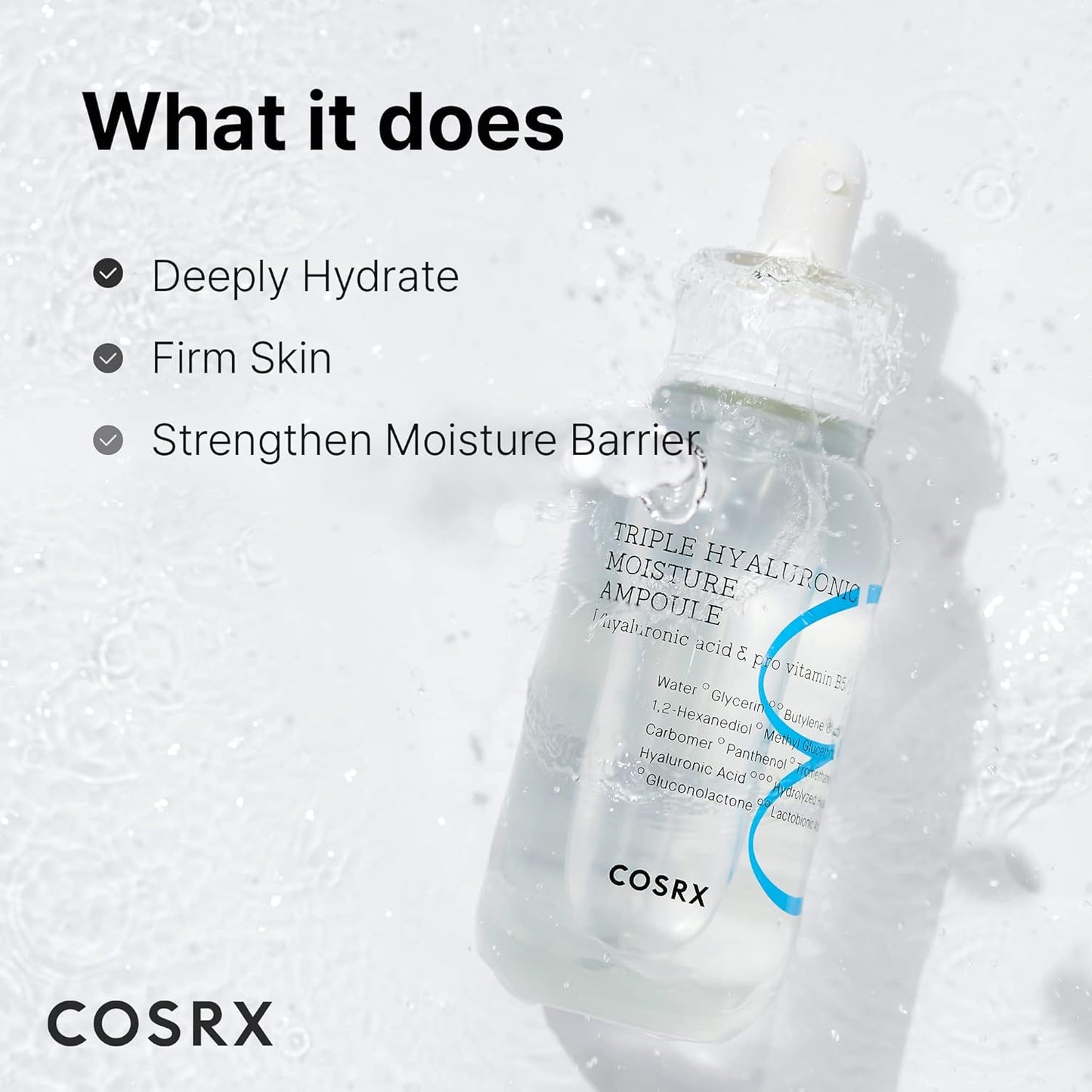 COSRX Hydrium Triple Hyaluronic Moisture Ampoule