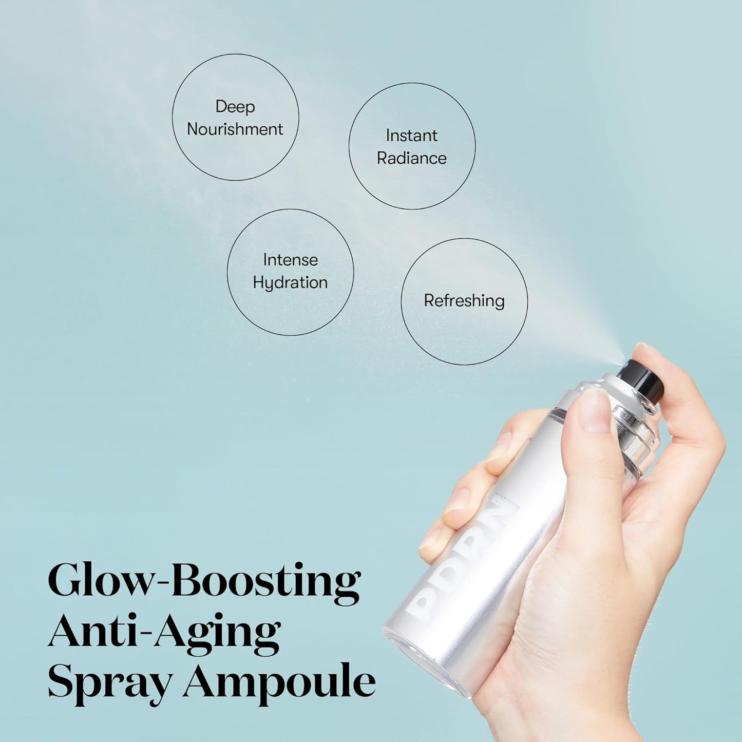 VT COSMETICS PDRN Glow Ampoule, PDRN Facial Mist