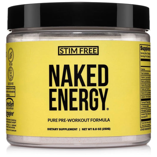 NAKED Energy - Pure Pre Workout Powder for Men and Women