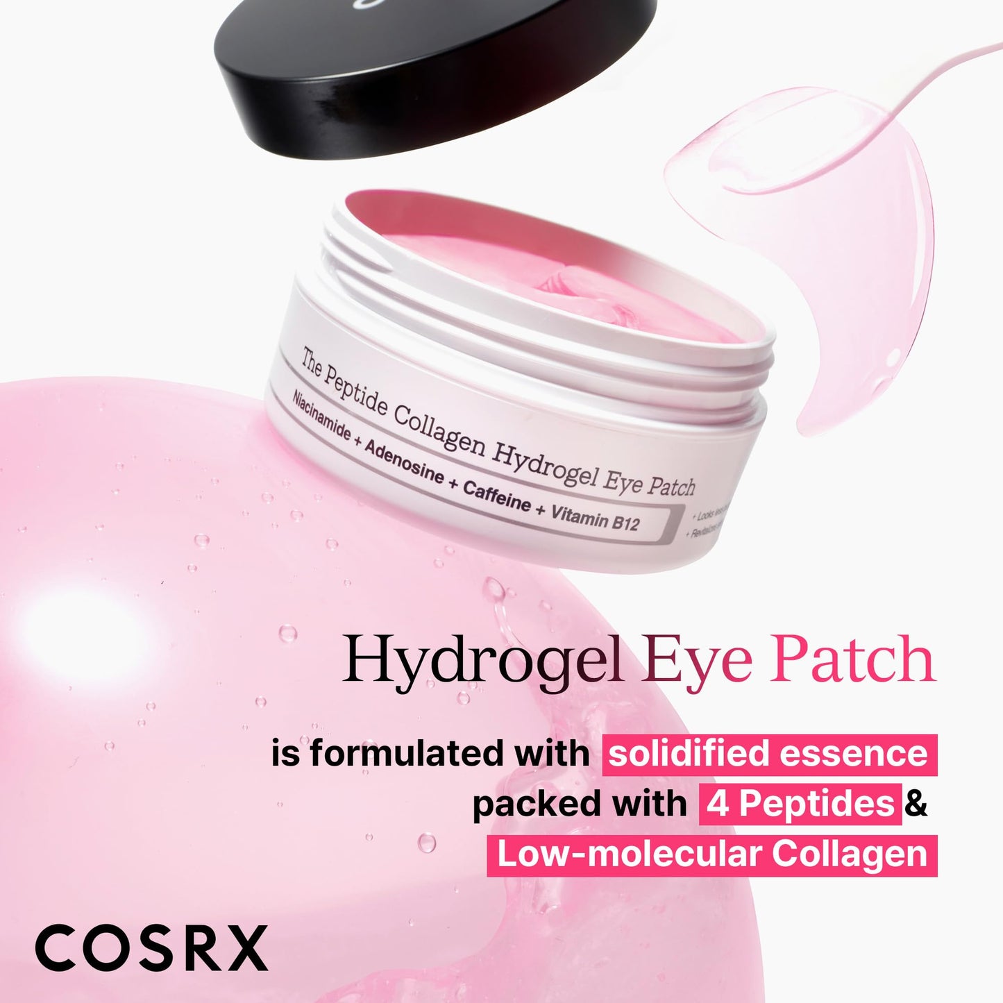COSRX Under Eye Mask, Peptide Collagen Hydrogel Eye Patch