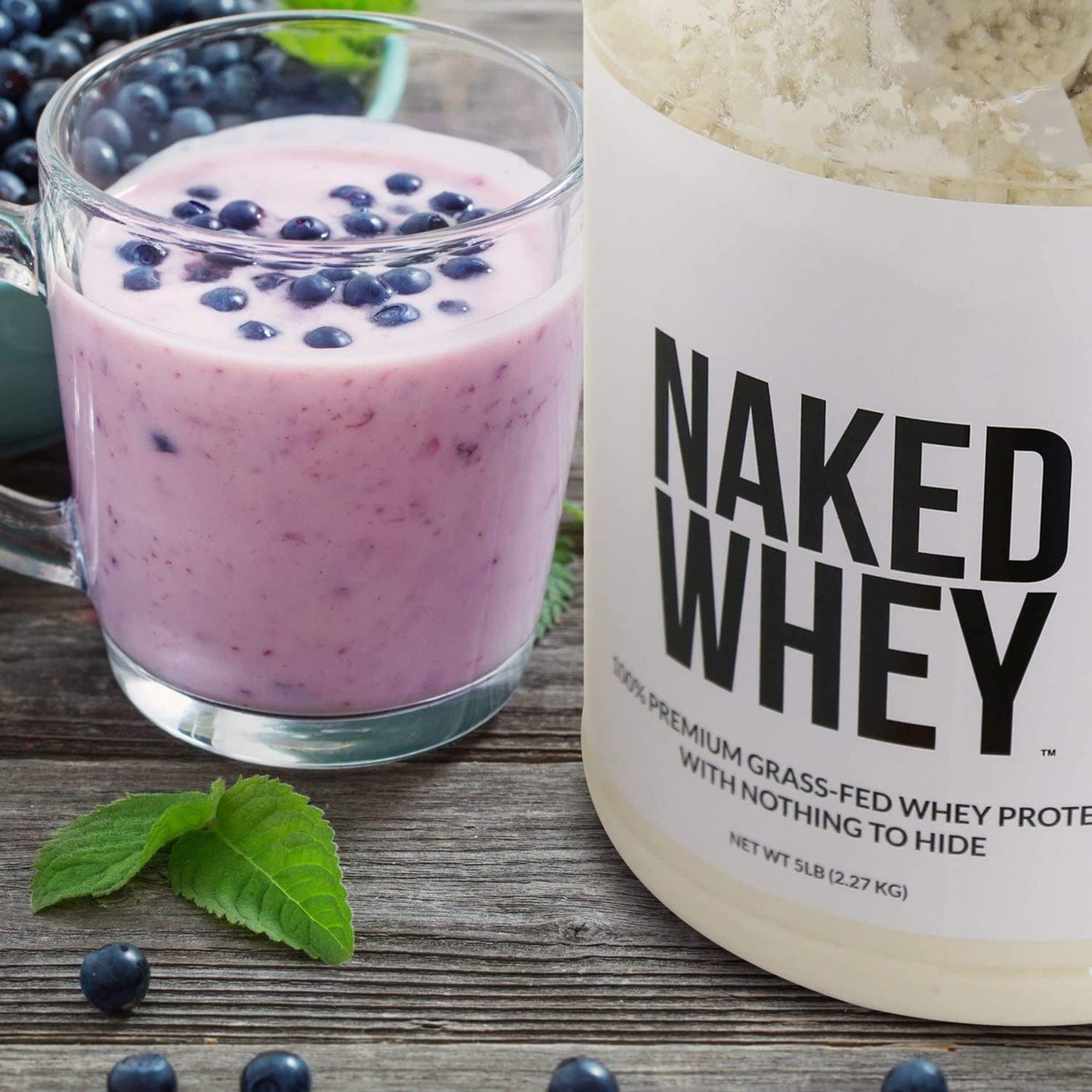 NAKED Whey Vanilla Protein Powder -  Grass Fed