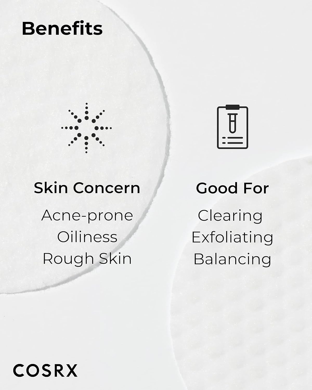 COSRX BHA Toner Pads, 70 Sheets, Exfoliating Pads