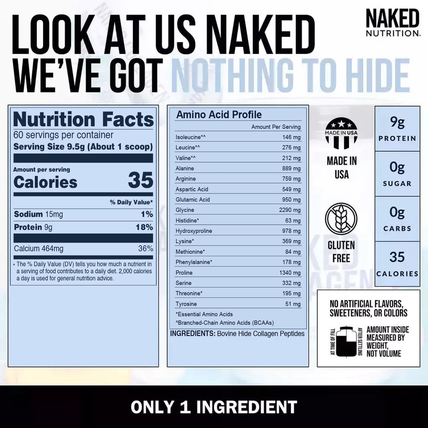 NAKED Collagen Peptides Powder