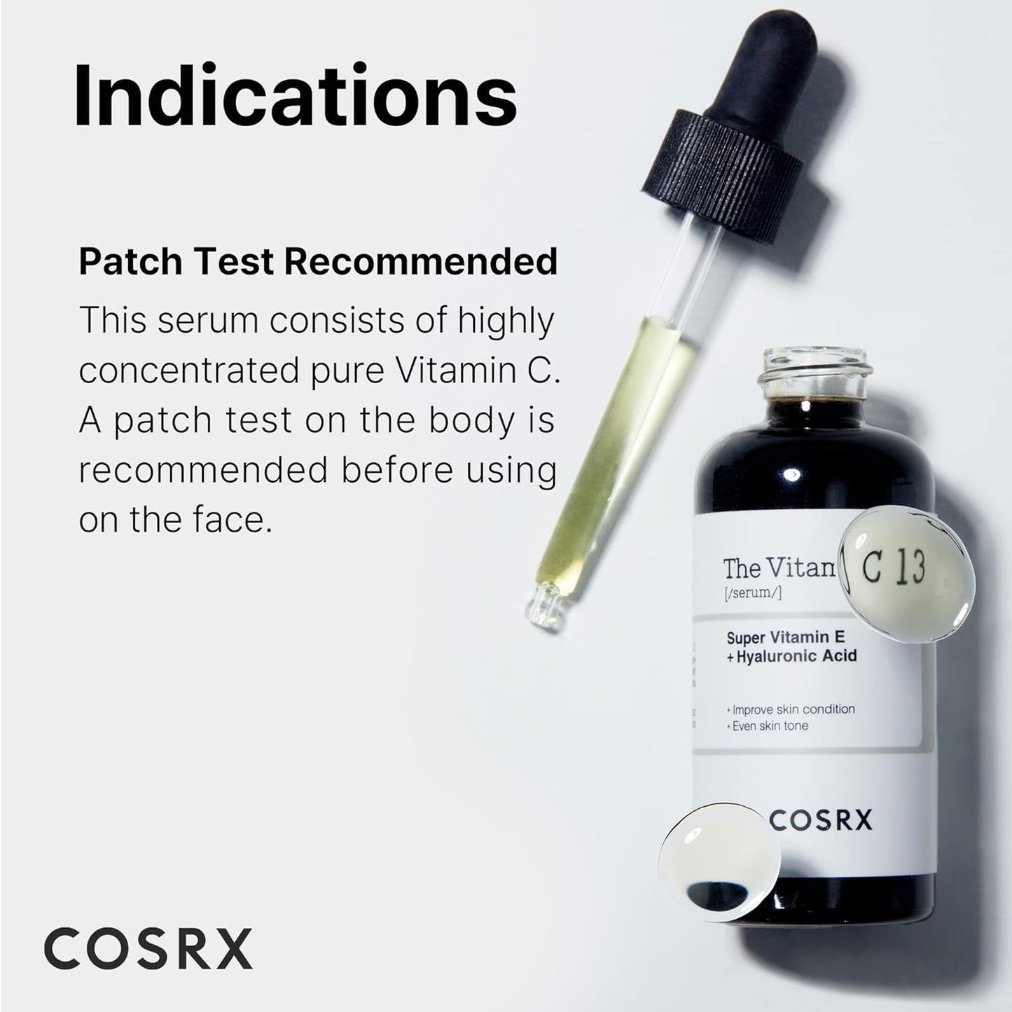 COSRX Pure Vitamin C 13% Serum with Vitamin E & Hyaluronic Acid