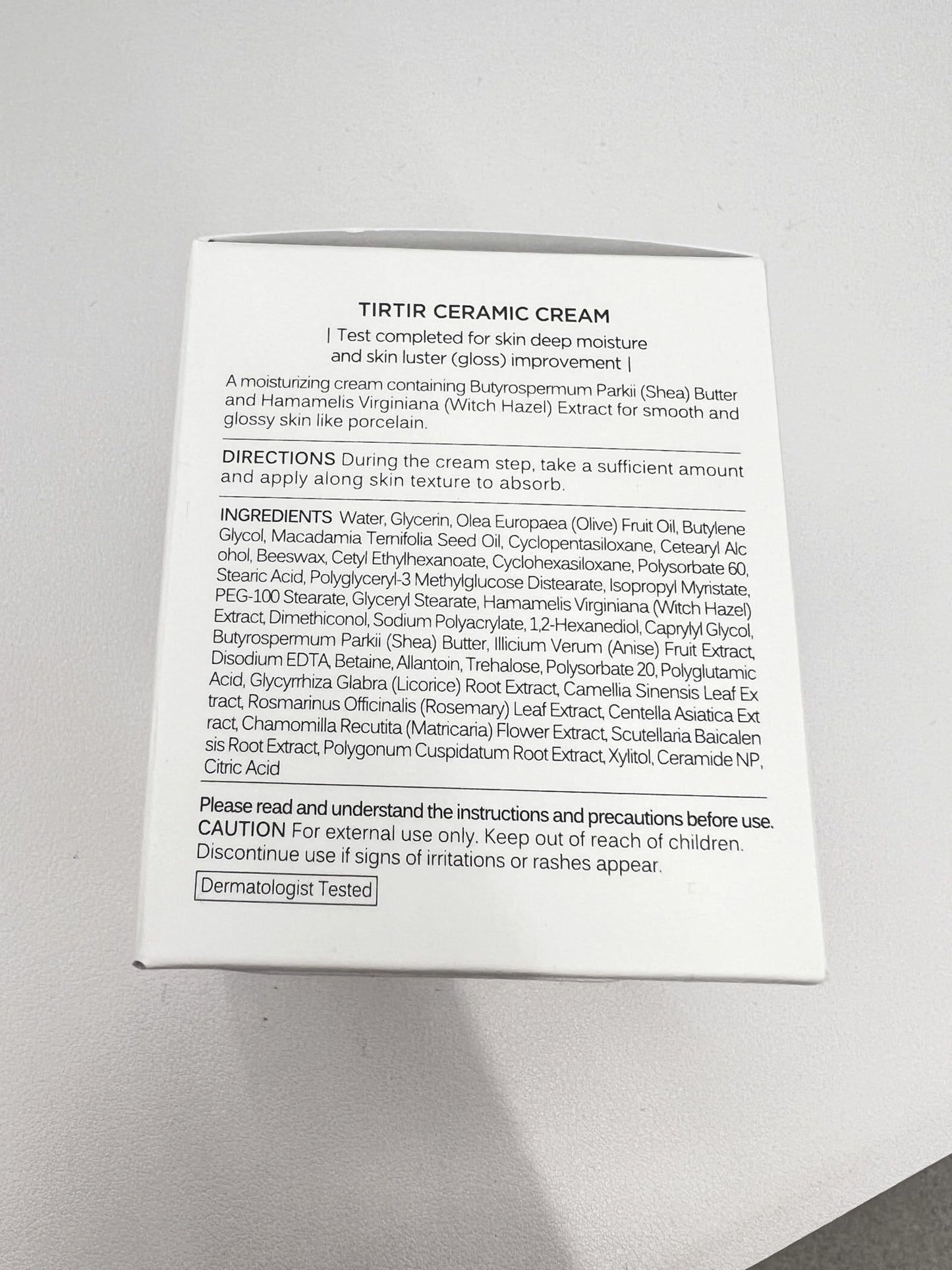 TIRTIR Natural Ceramide Cream