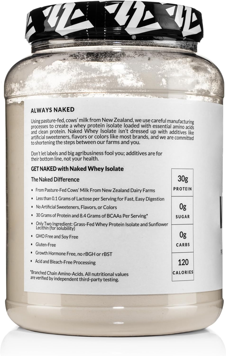 NAKED Whey Isolate Protein - Grass-Fed