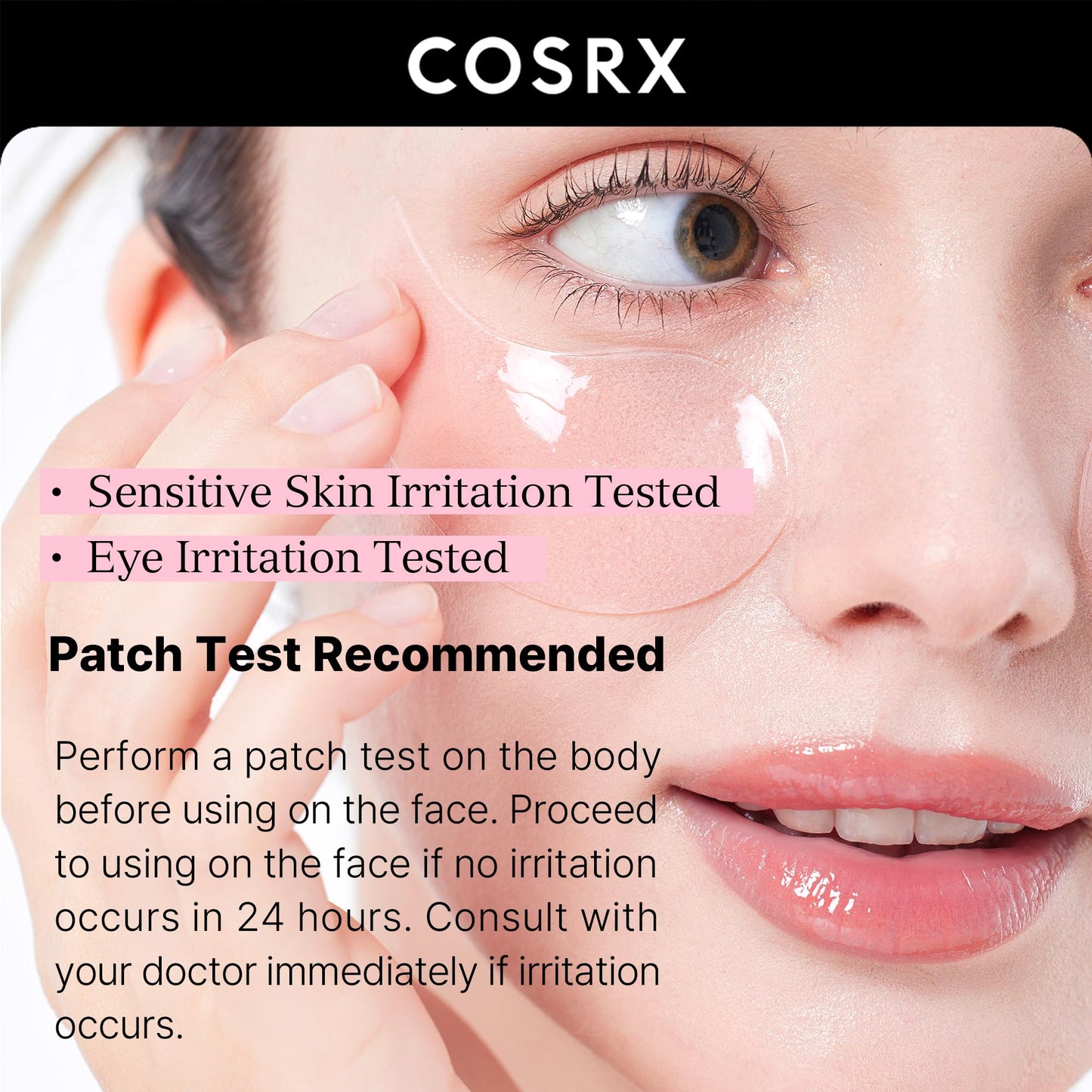 COSRX Under Eye Mask, Peptide Collagen Hydrogel Eye Patch